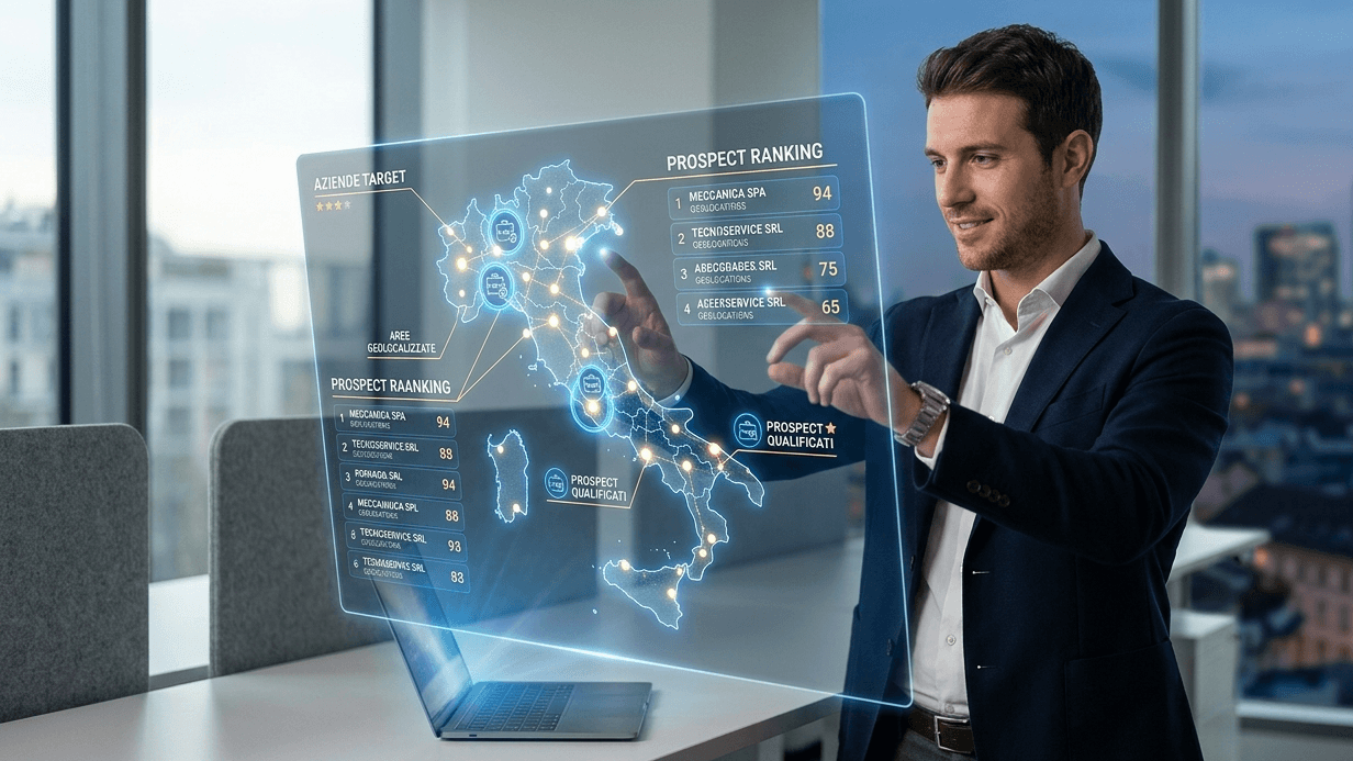 Prospecting AI per agenti di commercio: trovare nuovi clienti con più metodo e precisione
